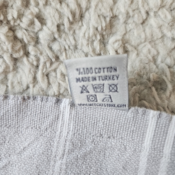 Wet Cat Turkish Stripped Cotton Hand Towels Set Of 4 - Picture 5 of 5